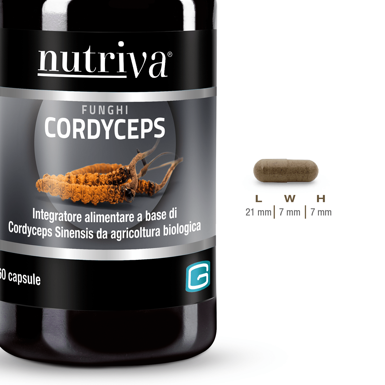 Nutriva CORDYCEPS BIO 60 vegicaps