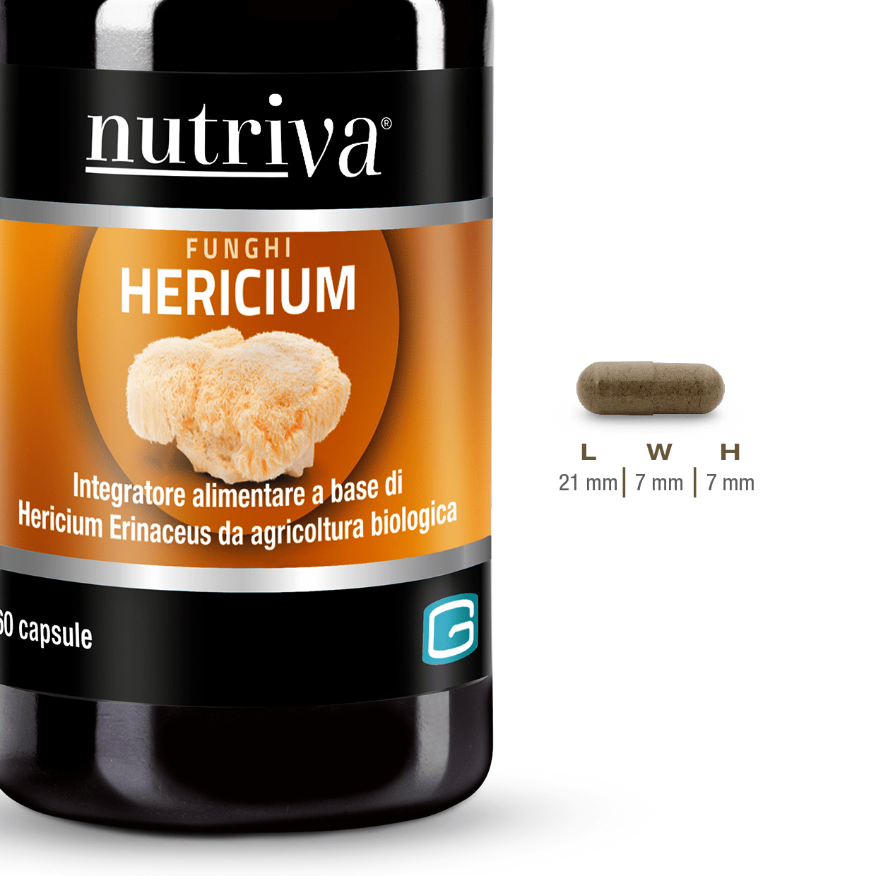 Nutriva HERICIUM BIO 60 vegicaps