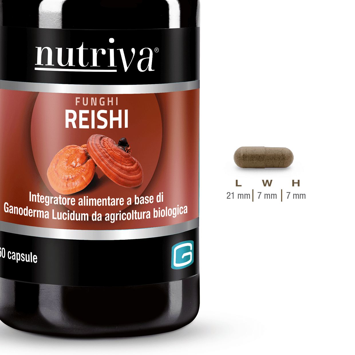 Nutriva REISHI BIO 60 vegicaps