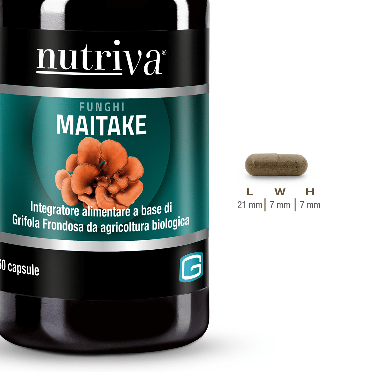 Nutriva MAITAKE BIO 60 vegicaps
