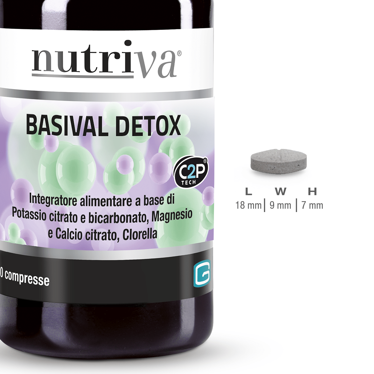 Nutriva BASIVAL DETOX 60 cpr
