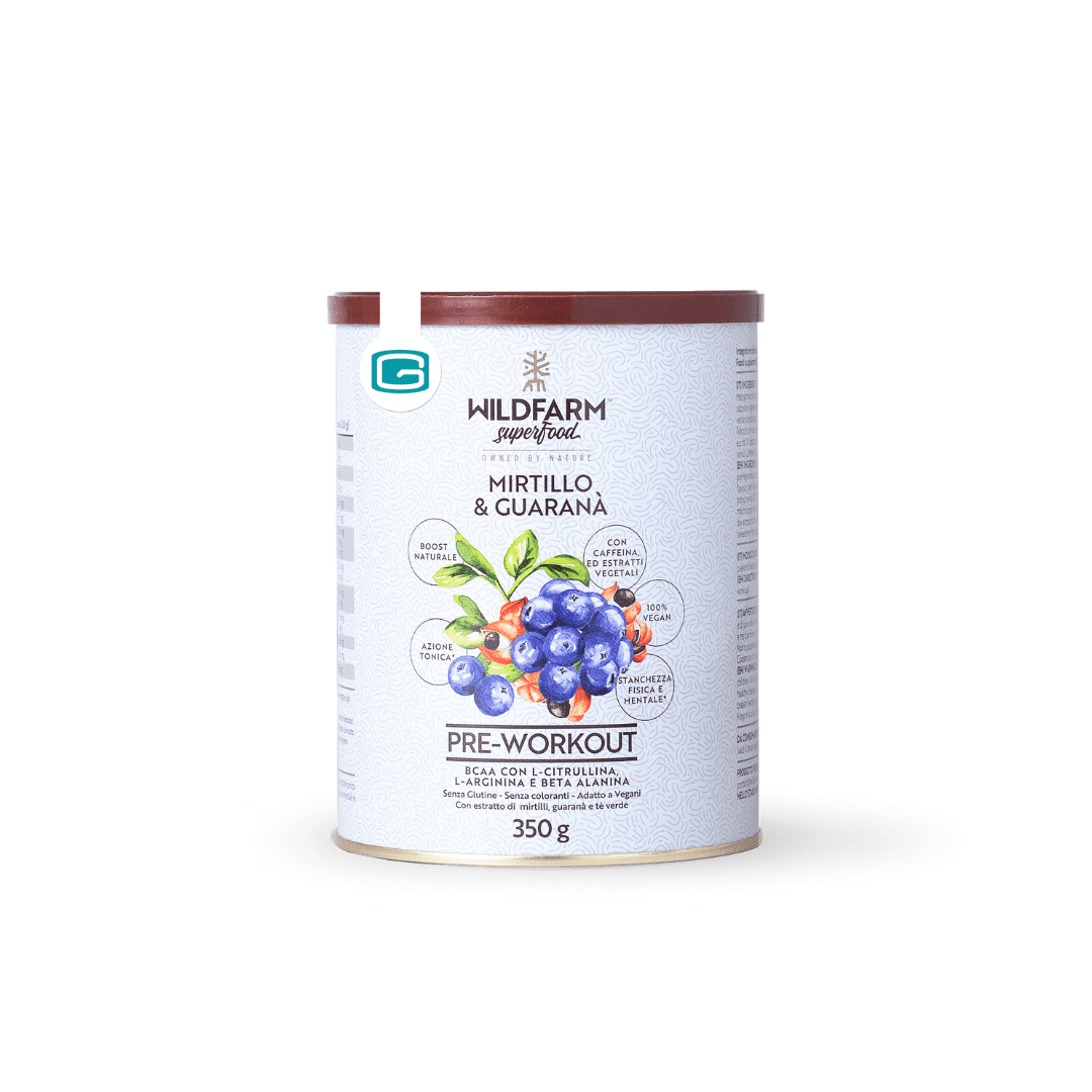 Wildfarm Pre Workout Mirtillo & Guarana