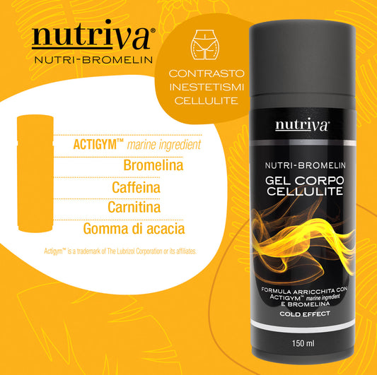 Nutriva Nutri-Bromelin Gel Corpo Cellulite