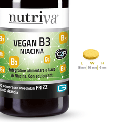 Nutriva VEGAN B3 - Niacina 30 cpr