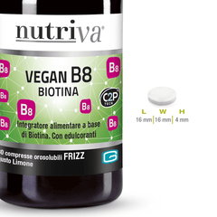 Nutriva VEGAN B8 - Biotina 30 cpr